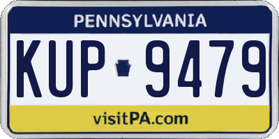PA license plate KUP9479