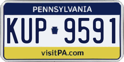 PA license plate KUP9591