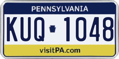 PA license plate KUQ1048