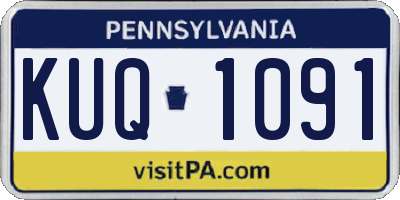 PA license plate KUQ1091