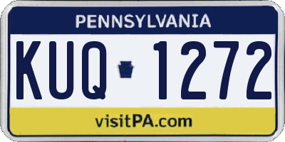 PA license plate KUQ1272