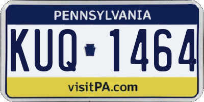 PA license plate KUQ1464