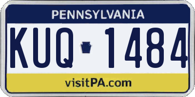 PA license plate KUQ1484