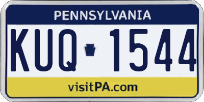 PA license plate KUQ1544