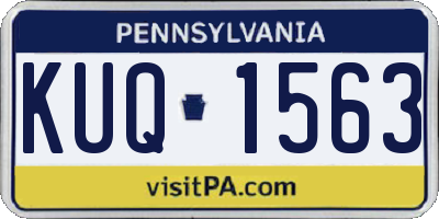 PA license plate KUQ1563