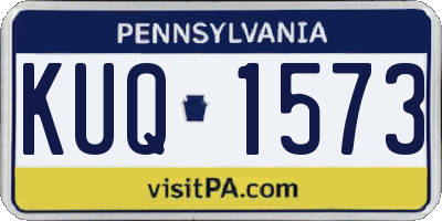 PA license plate KUQ1573