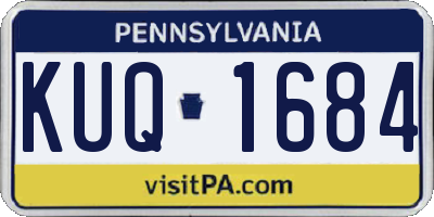 PA license plate KUQ1684