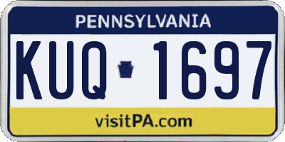 PA license plate KUQ1697
