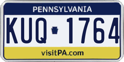 PA license plate KUQ1764