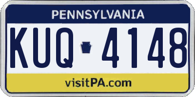 PA license plate KUQ4148