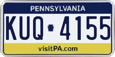 PA license plate KUQ4155