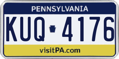 PA license plate KUQ4176