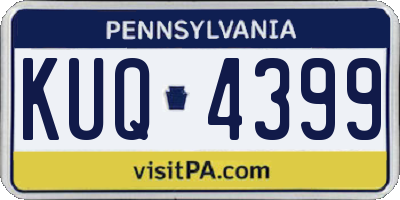 PA license plate KUQ4399