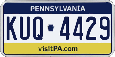 PA license plate KUQ4429