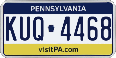 PA license plate KUQ4468