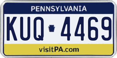 PA license plate KUQ4469
