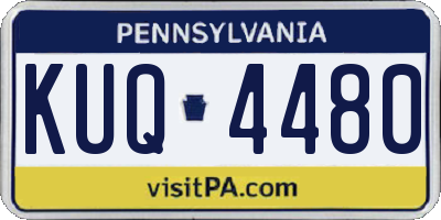 PA license plate KUQ4480