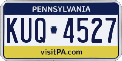 PA license plate KUQ4527