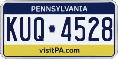 PA license plate KUQ4528