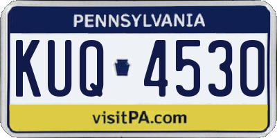 PA license plate KUQ4530