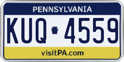 PA license plate KUQ4559