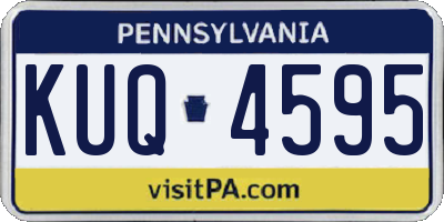 PA license plate KUQ4595