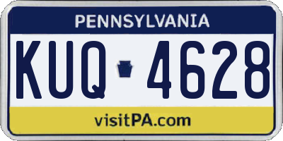 PA license plate KUQ4628