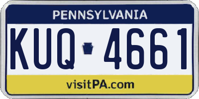 PA license plate KUQ4661