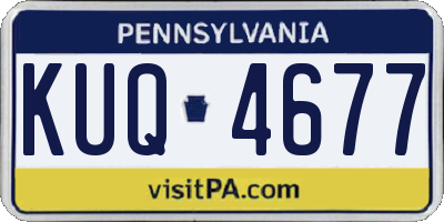 PA license plate KUQ4677