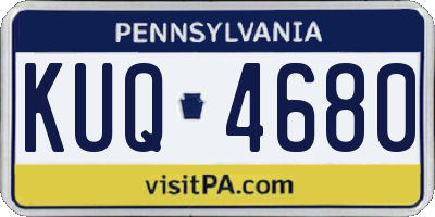 PA license plate KUQ4680
