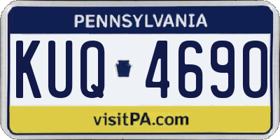 PA license plate KUQ4690