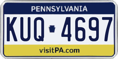 PA license plate KUQ4697
