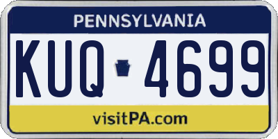 PA license plate KUQ4699