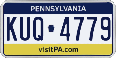 PA license plate KUQ4779