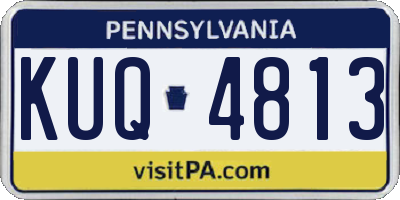 PA license plate KUQ4813