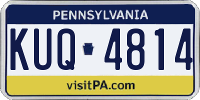 PA license plate KUQ4814
