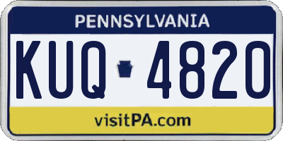 PA license plate KUQ4820