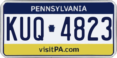 PA license plate KUQ4823