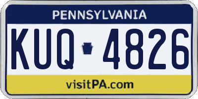 PA license plate KUQ4826