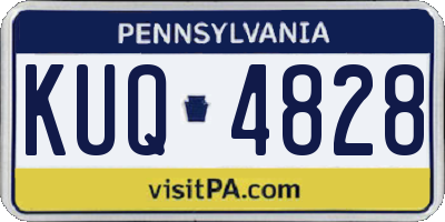 PA license plate KUQ4828