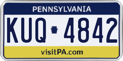 PA license plate KUQ4842