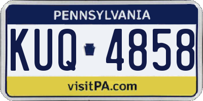 PA license plate KUQ4858