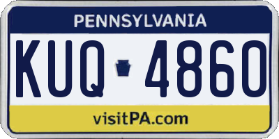 PA license plate KUQ4860