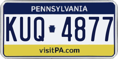 PA license plate KUQ4877