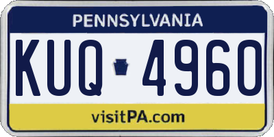 PA license plate KUQ4960