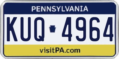 PA license plate KUQ4964