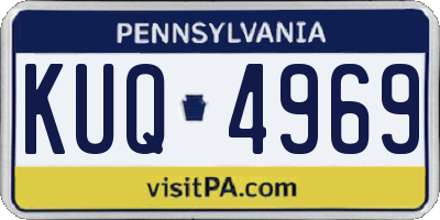 PA license plate KUQ4969