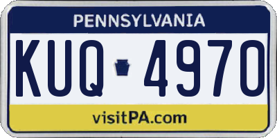 PA license plate KUQ4970