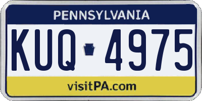 PA license plate KUQ4975