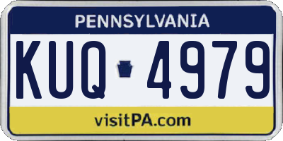 PA license plate KUQ4979
